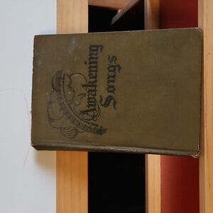 ANTIQUE Awakening Songs Hardcover Worship Song Piano Sheet Music Book